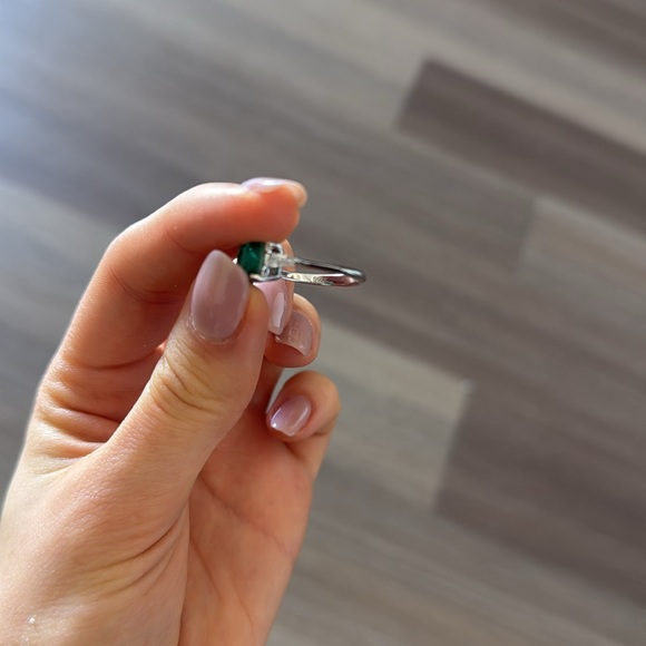 Silver ring (Size EUR- 17) measurements are shown on the photo - Picture 3 of 7